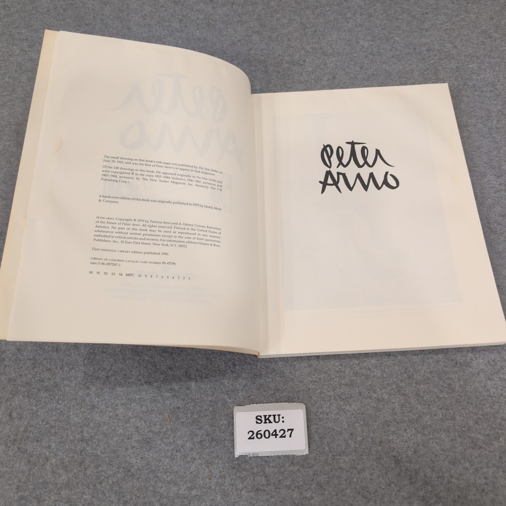 Peter Arno The New Yorker Cartoon Anthology Softcover 1990 Perennial Library - Picture 3 of 3